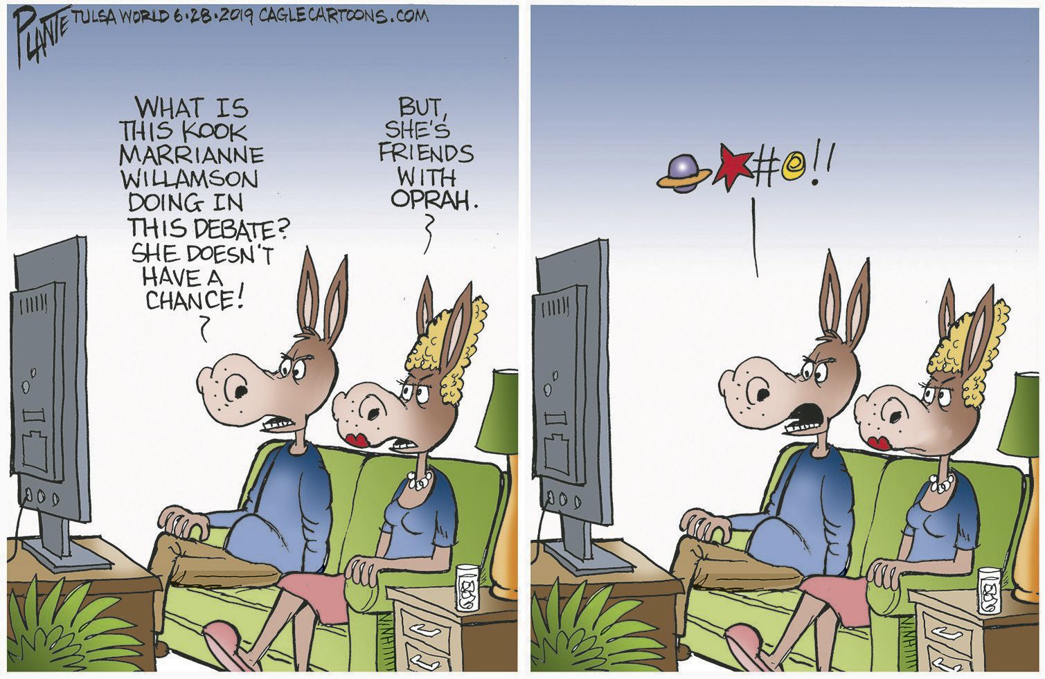 Bruce Plante Cartoon: 2020 Democratic Debate II